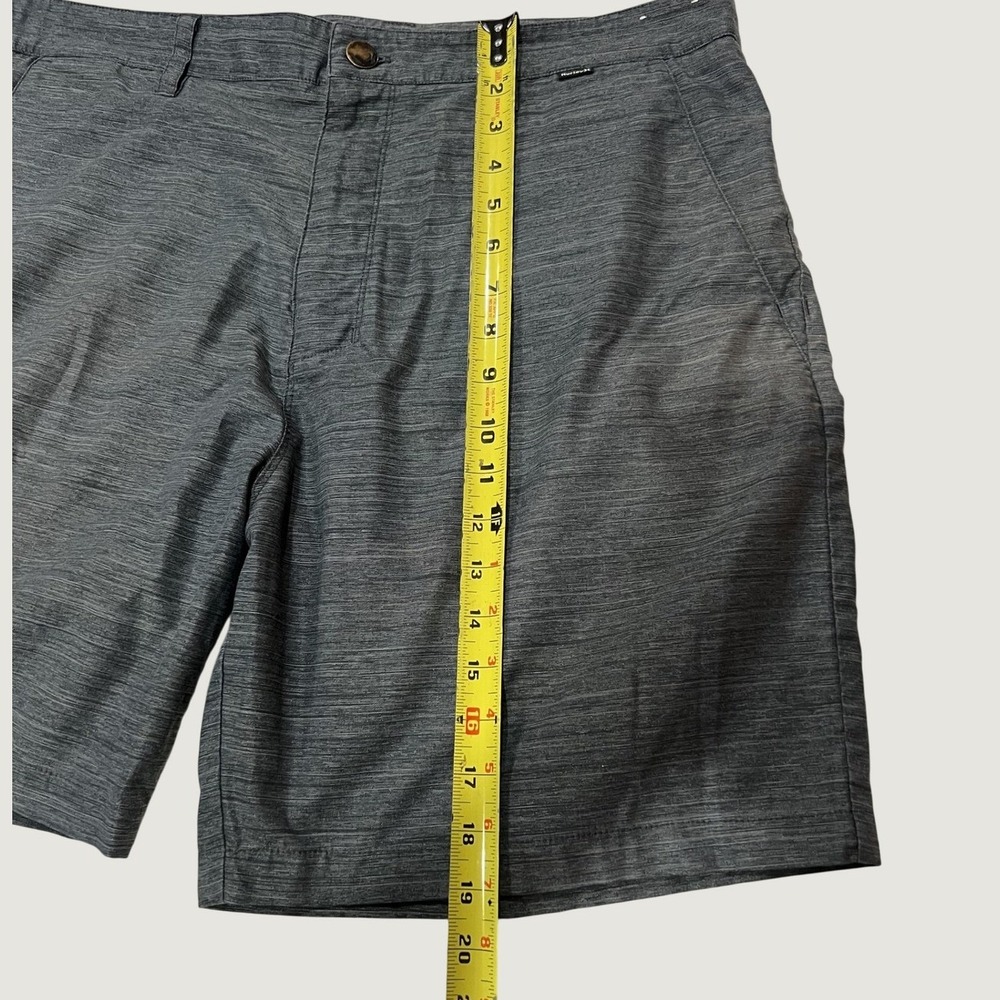 Hurley Dri-FIT Hybrid Shorts Mens Dark Grey Heathered Walk Shorts 36 - Picture 5 of 8